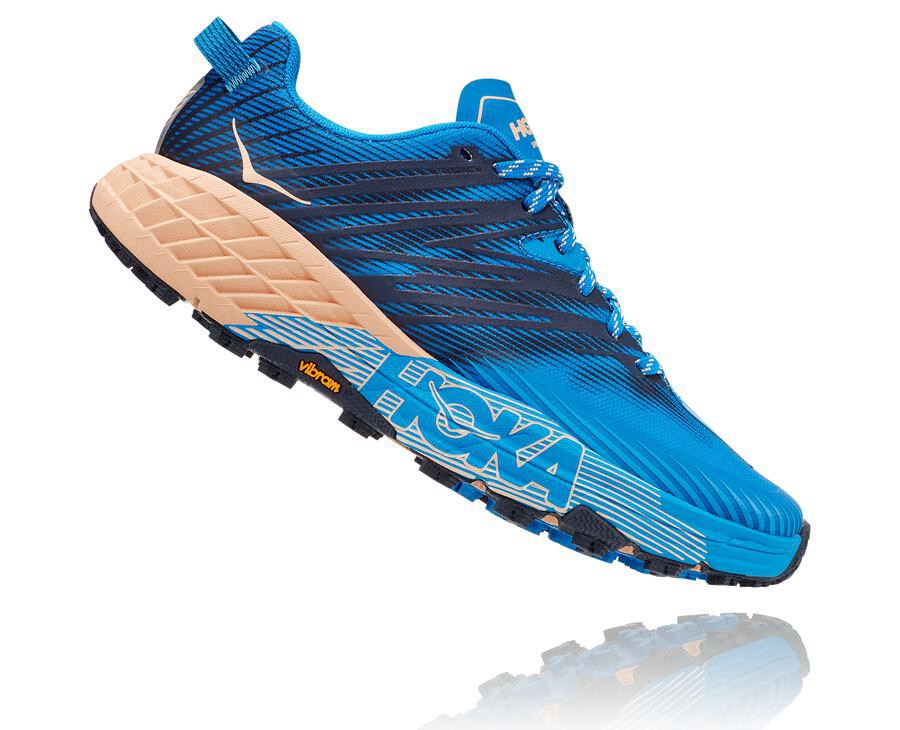 Hoka One One Trailove Tenisky Damske Modre - Speedgoat 4 - 48971-LOTE